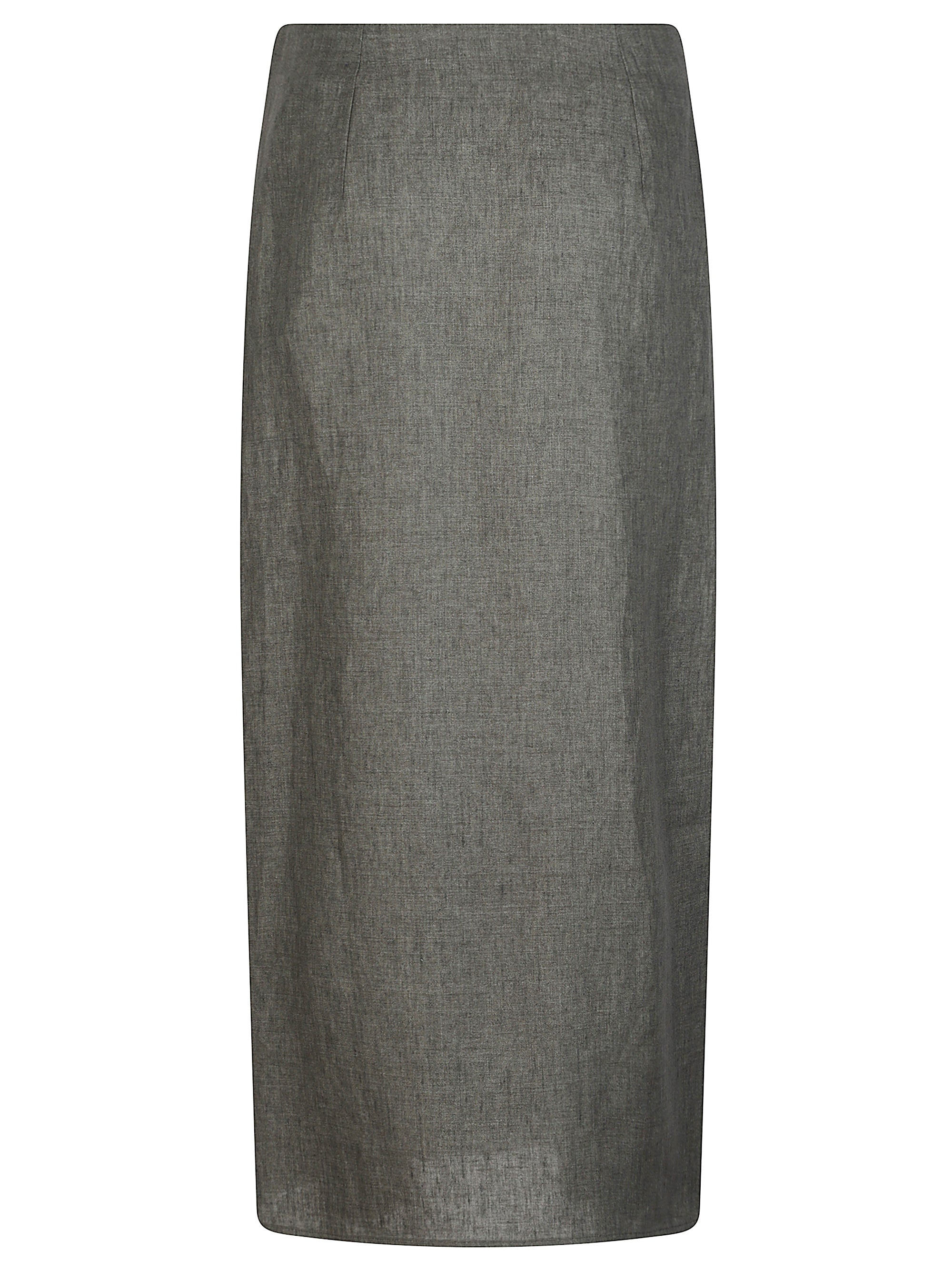 Herno Skirts Green Linen