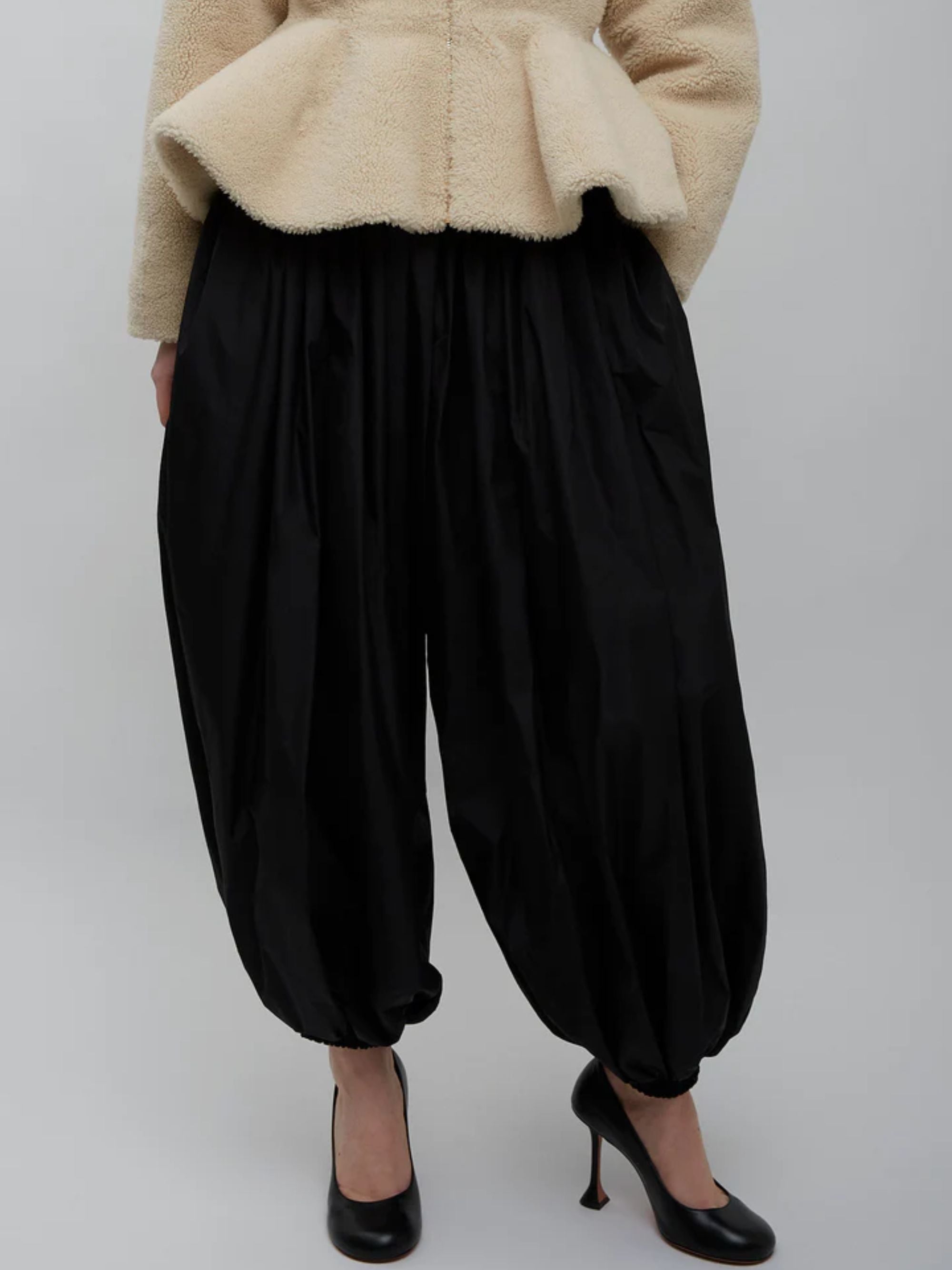 Alaia Trousers Black Polyamide