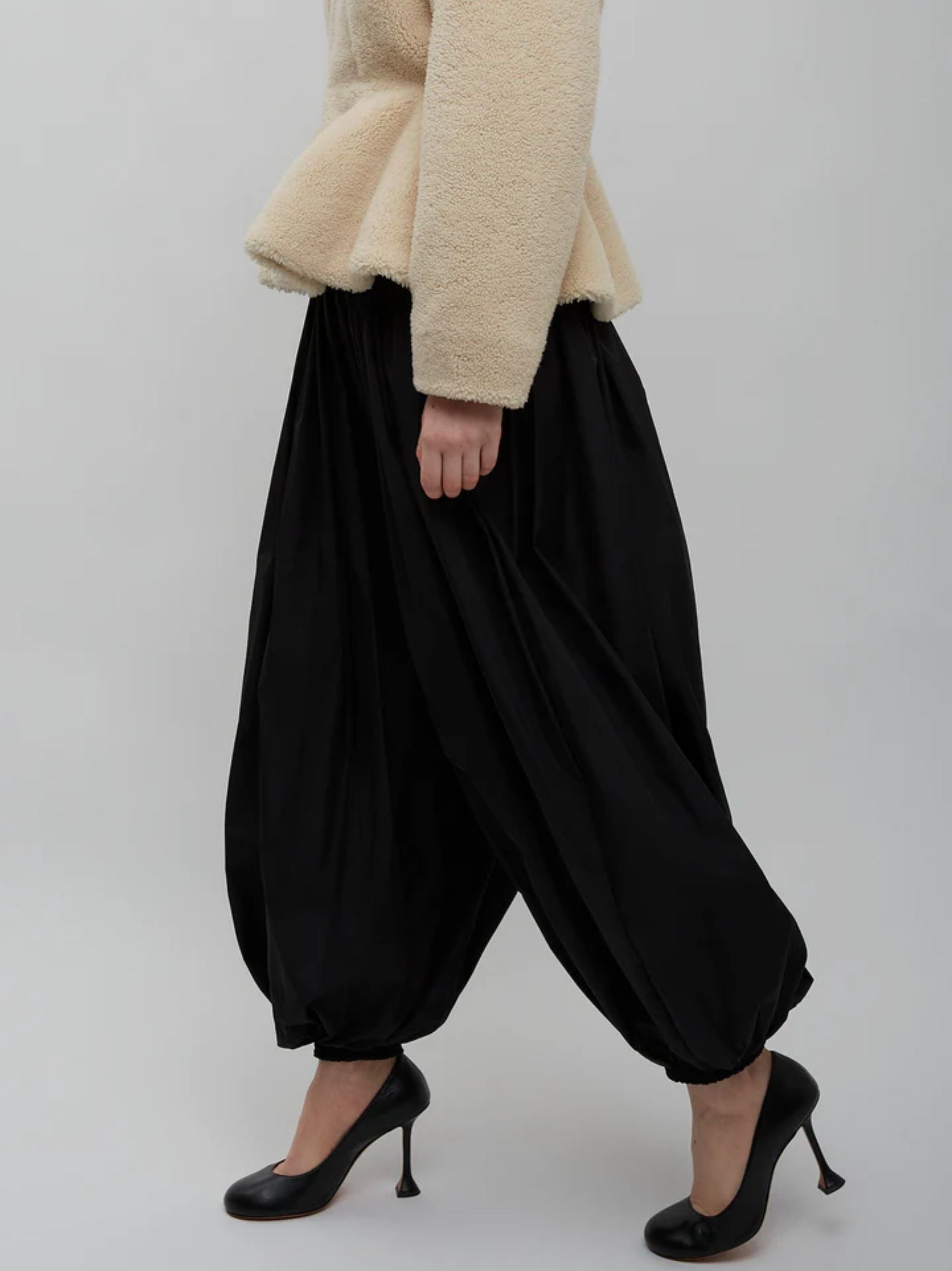 Alaia Trousers Black Polyamide
