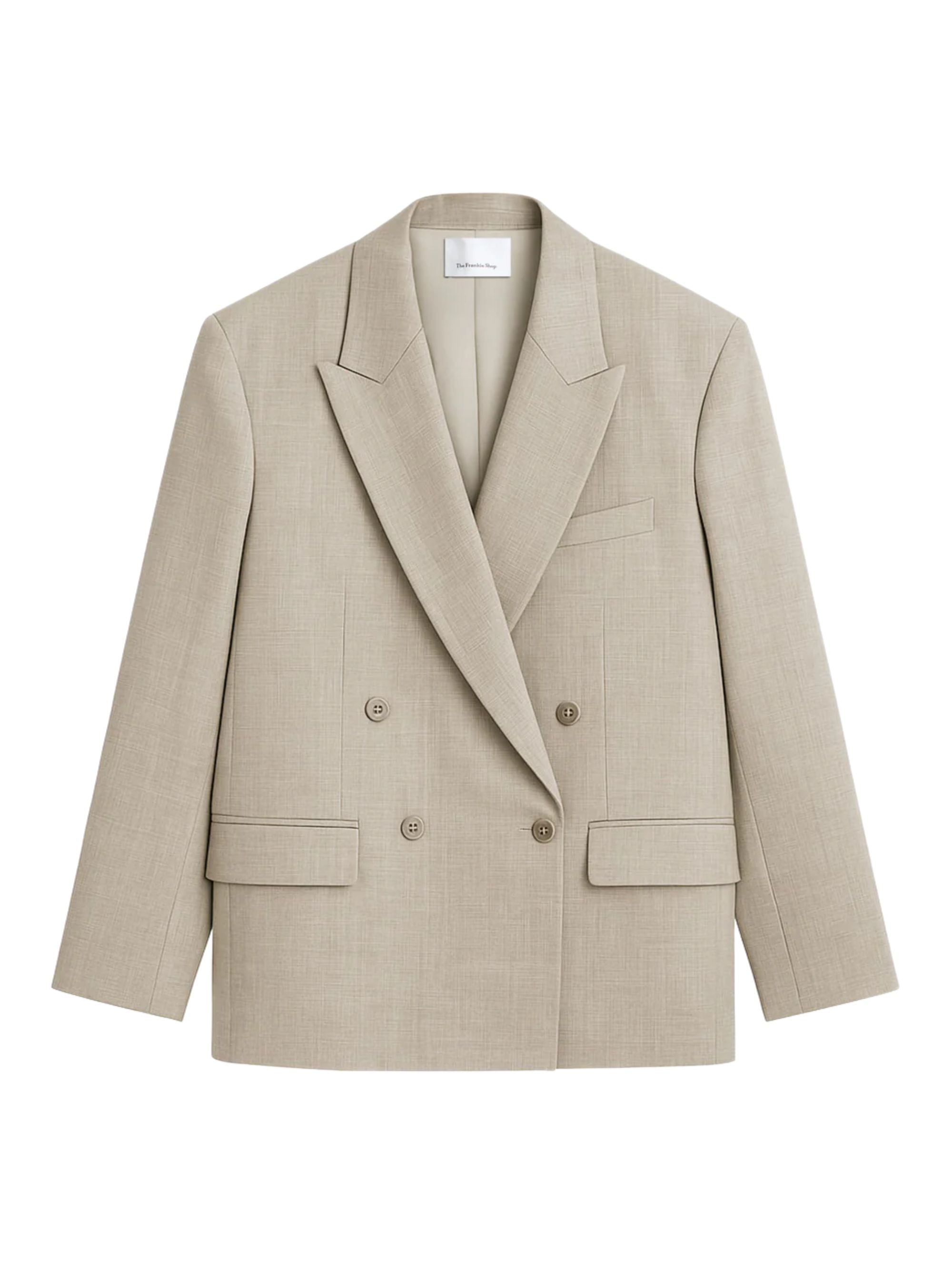 The Frankie Shop Jackets Beige Polyester Virgin Wool