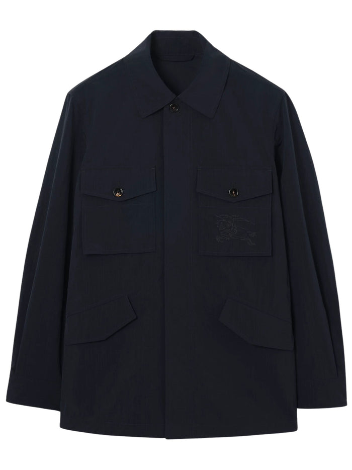 Burberry Coats Blue Recycled Panycaonlypany