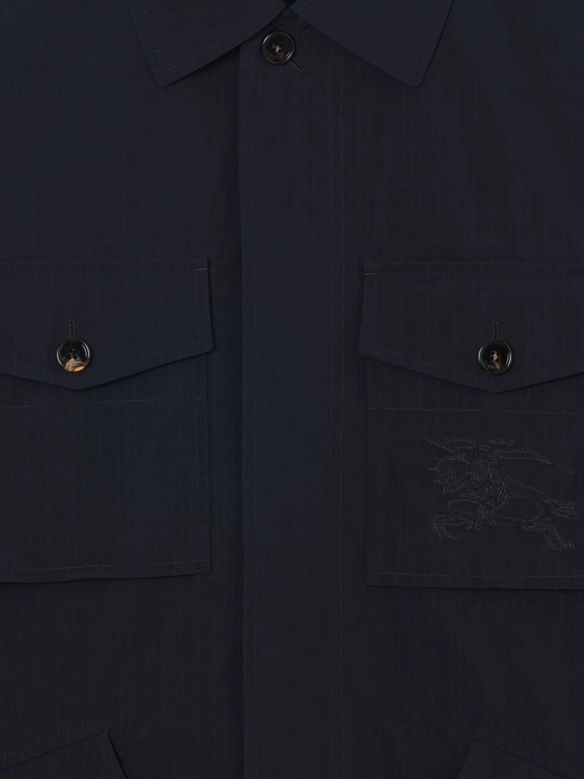 Burberry Coats Blue Recycled Panycaonlypany