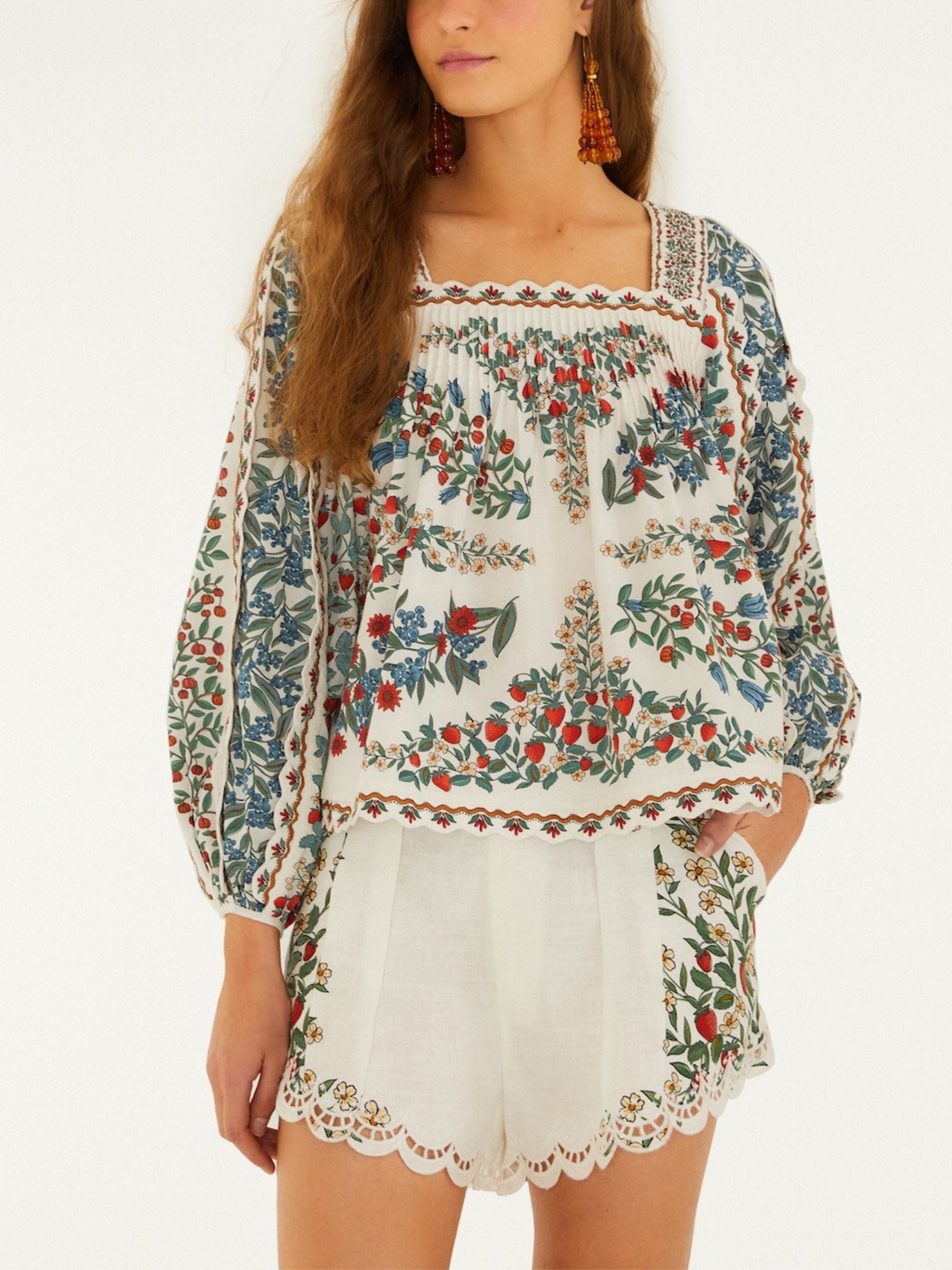 Farm Rio Shirts Multicolour Cotton