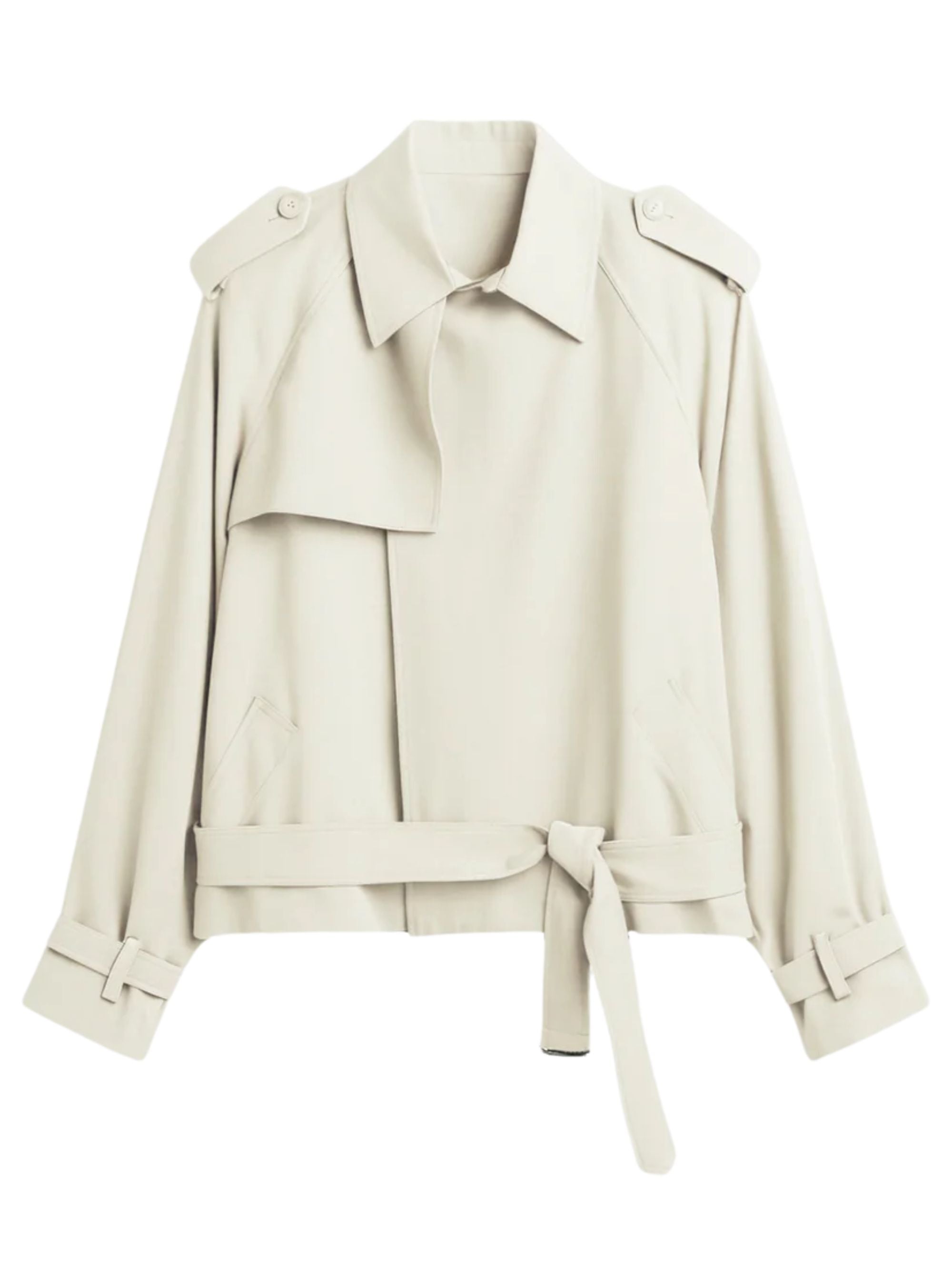 The Frankie Shop Coats Avorio Lyocell
