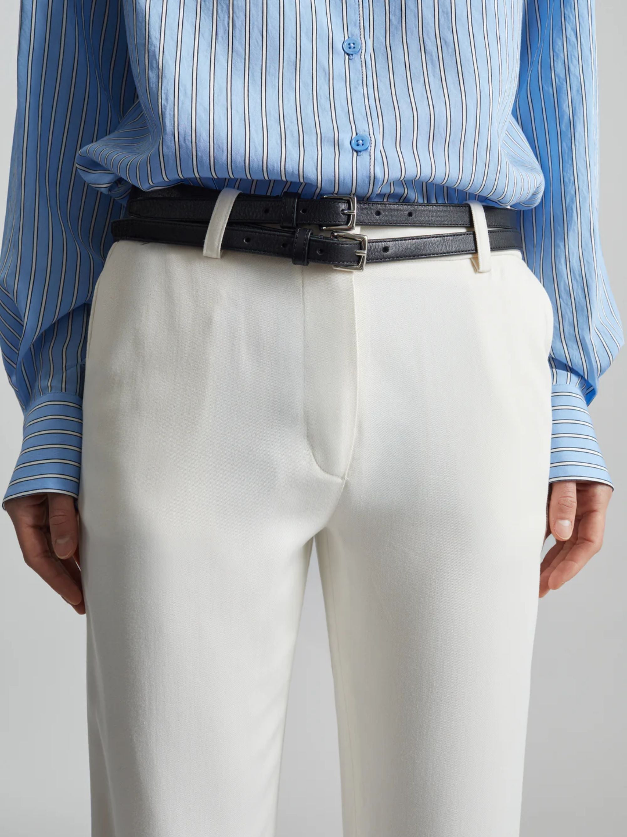The Frankie Shop Trousers Avorio Lyocell