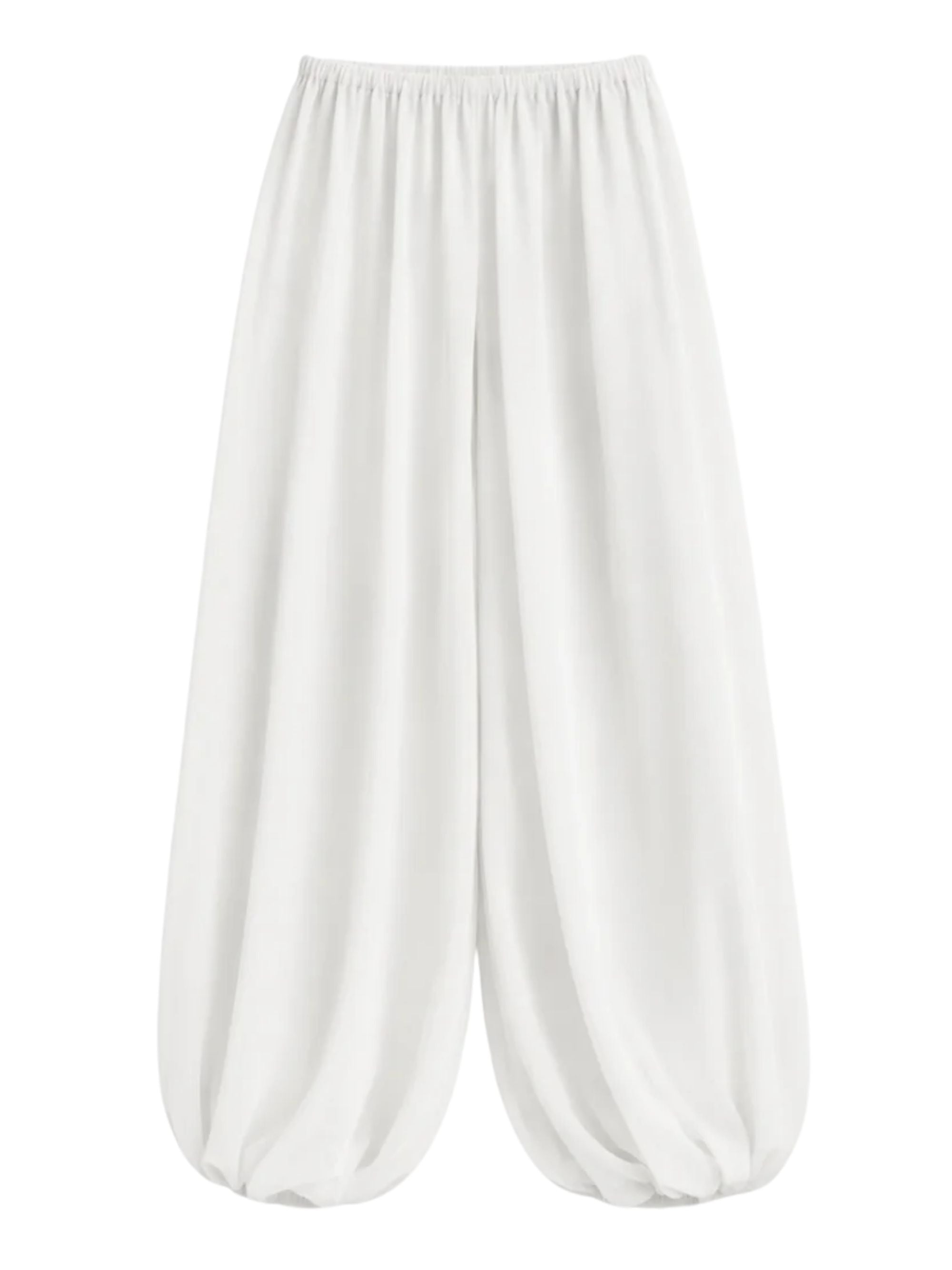The Frankie Shop Trousers Bianco Polyester