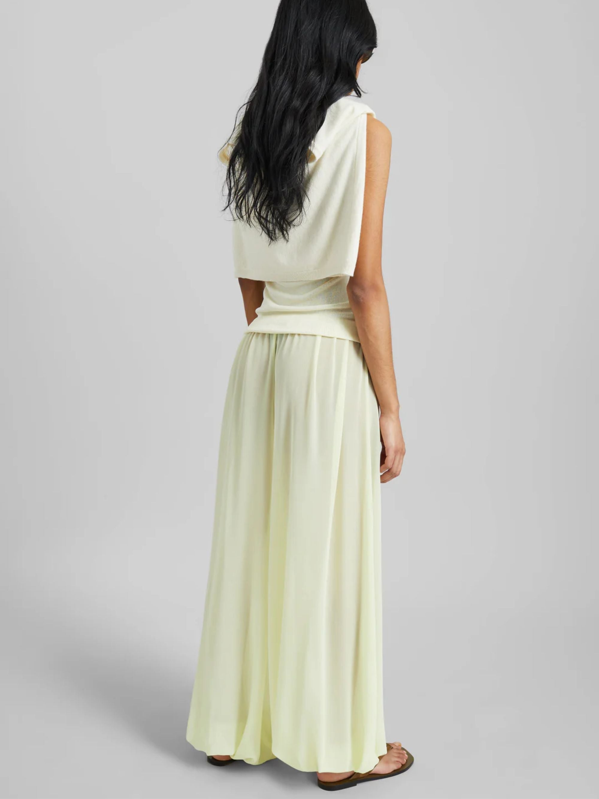The Frankie Shop Trousers Giallo Polyester