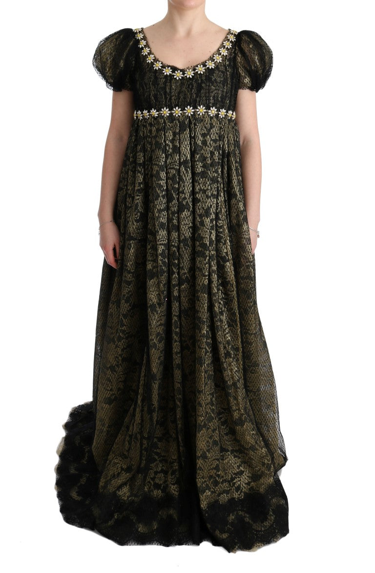 Dolce & Gabbana 24% Cotton dress in black