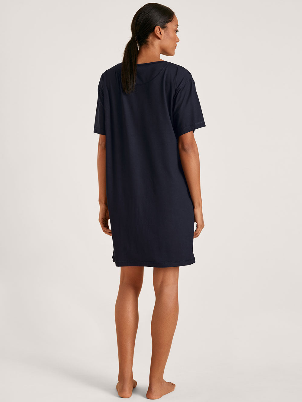 Camicia Da Notte Blue Lyocell | Pigiama