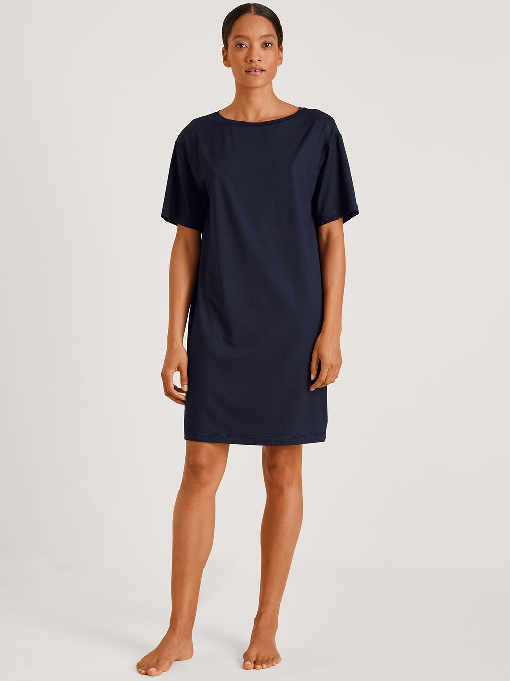 Camicia Da Notte Blue Lyocell | Pigiama