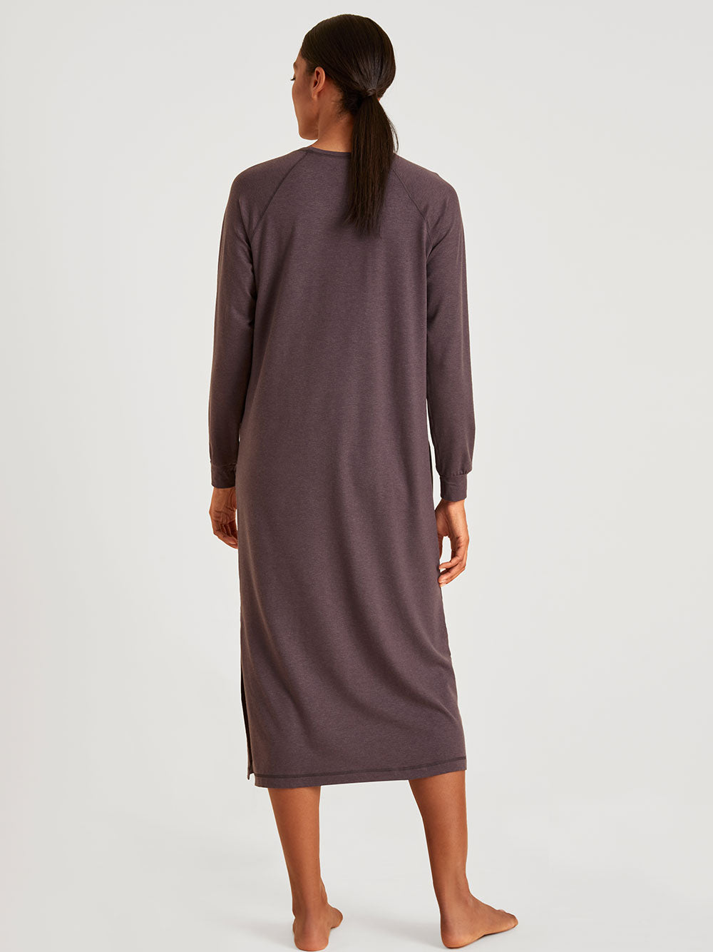 Camicia Da Notte Brown Lyocell | Pigiama