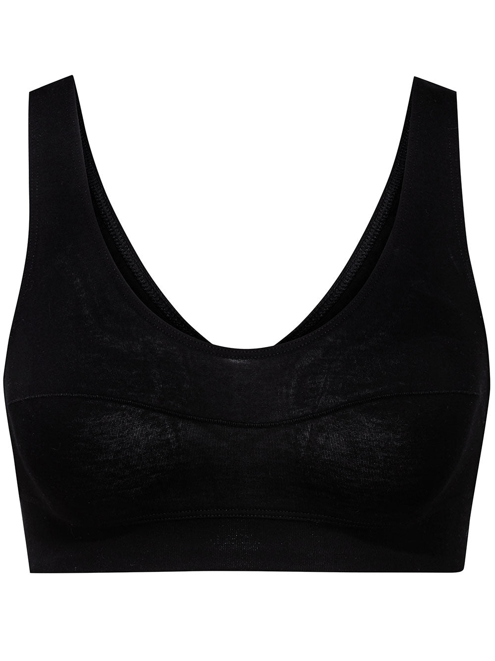 Bustier Black Cotton | Intimo