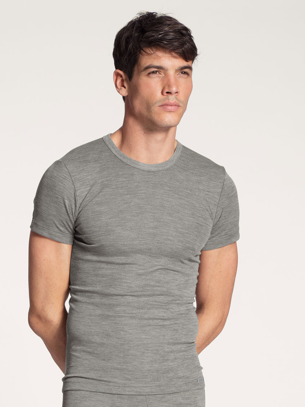 T-shirt Grey Wool |
