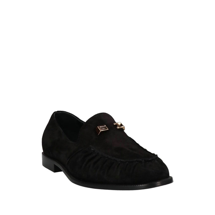 Leather Loafers Black Calf