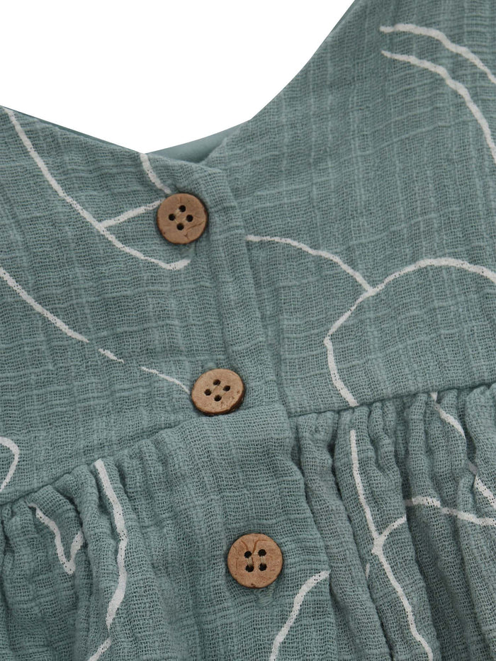 Green dress Cotton