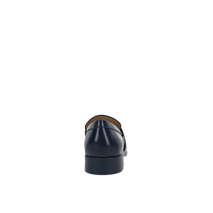 Monsieur Loafer Shoes Blue Leather