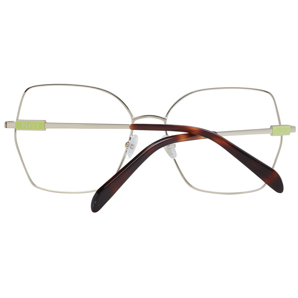 Gold Metal Glasses (frames) Accessory