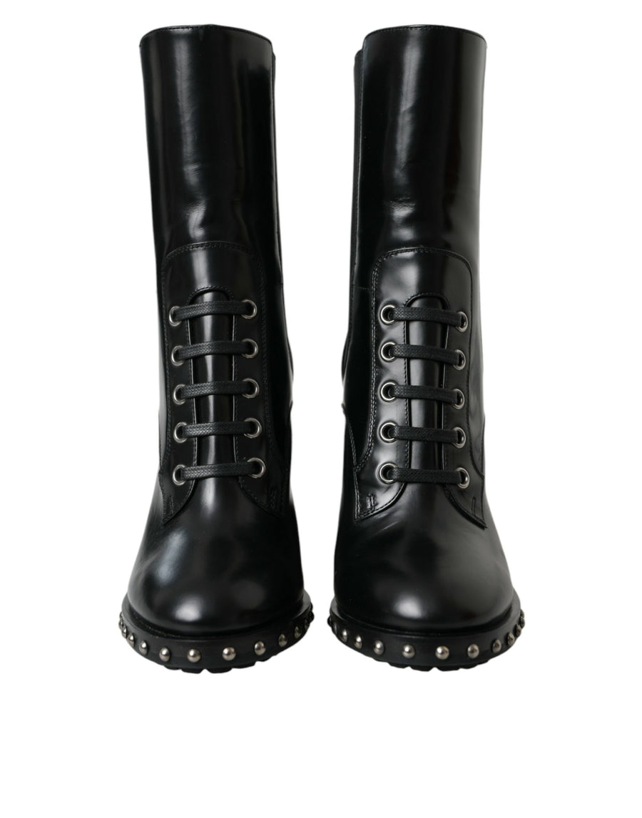 Dolce & Gabbana Leather boots in black