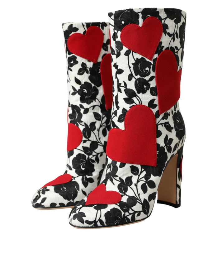 Dolce & Gabbana Leather boot in multicolor — view 2