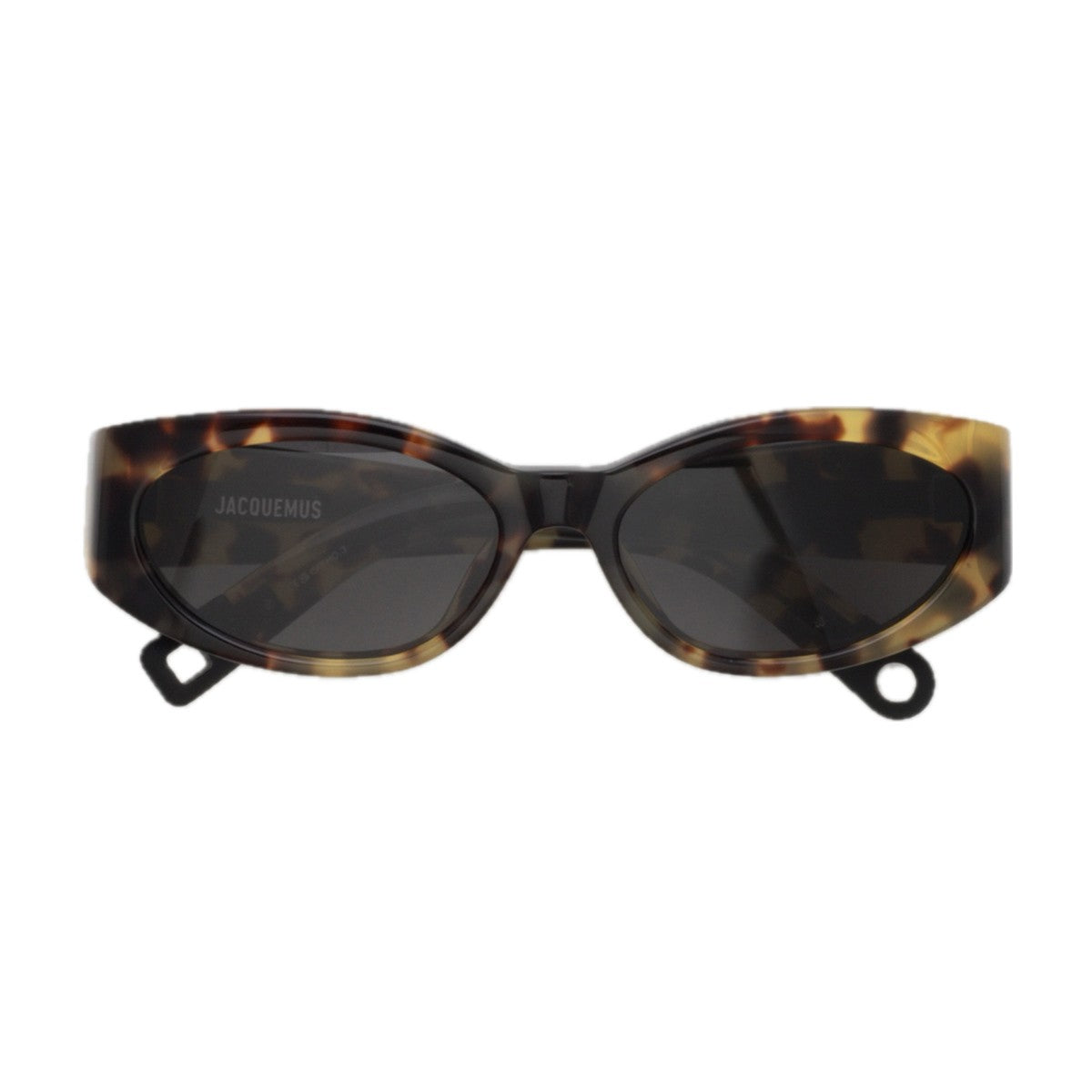 Jacquemus Les Lunettes Jac4 Ovalo Linea Sculptures Brown Acetato Sunglasses