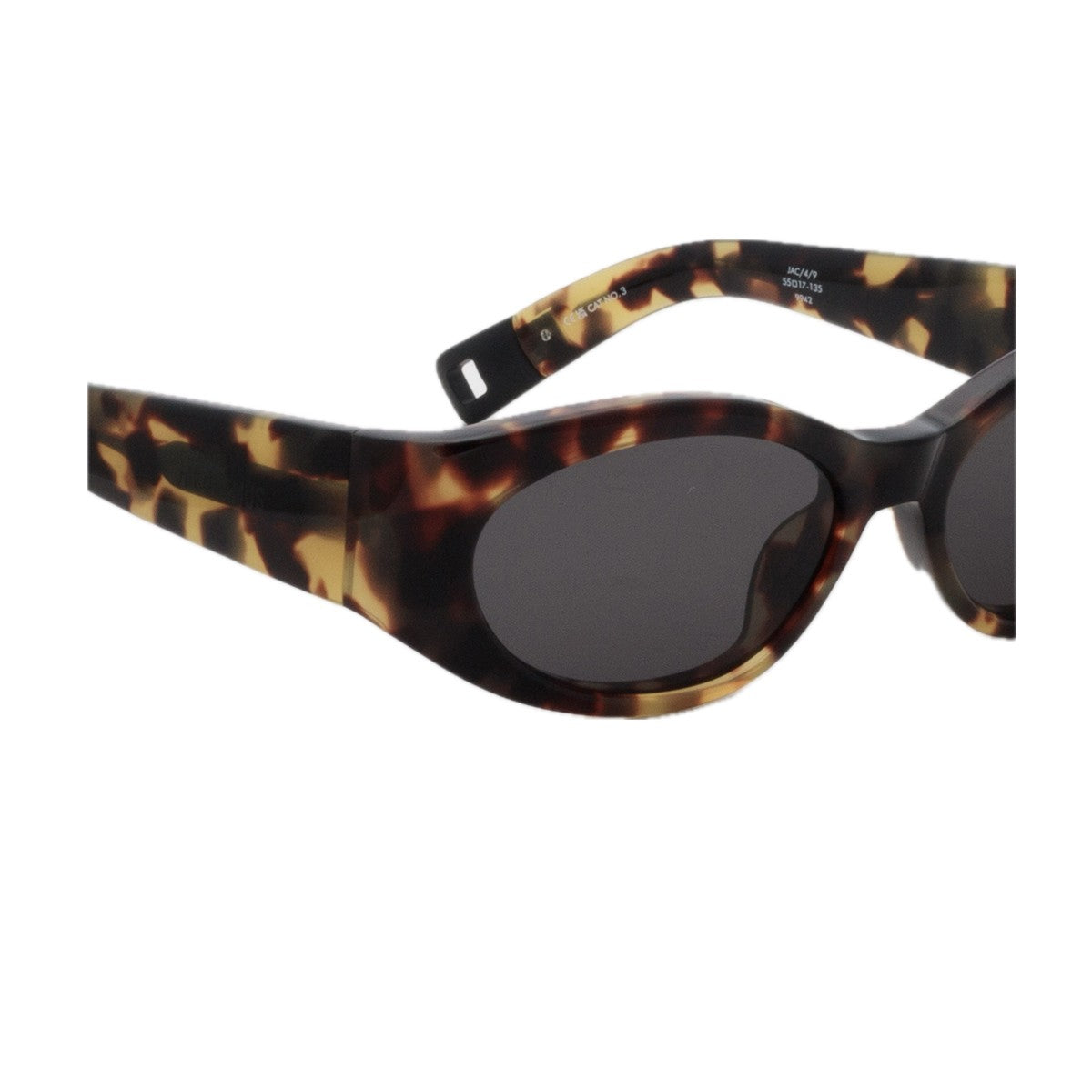 Jacquemus Les Lunettes Jac4 Ovalo Linea Sculptures Brown Acetato Sunglasses