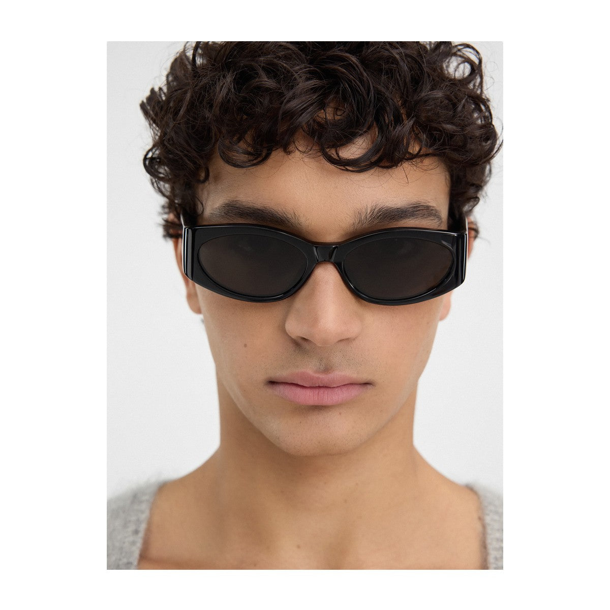 Jacquemus Les Lunettes Jac4 Ovalo Linea Sculptures Brown Acetato Sunglasses