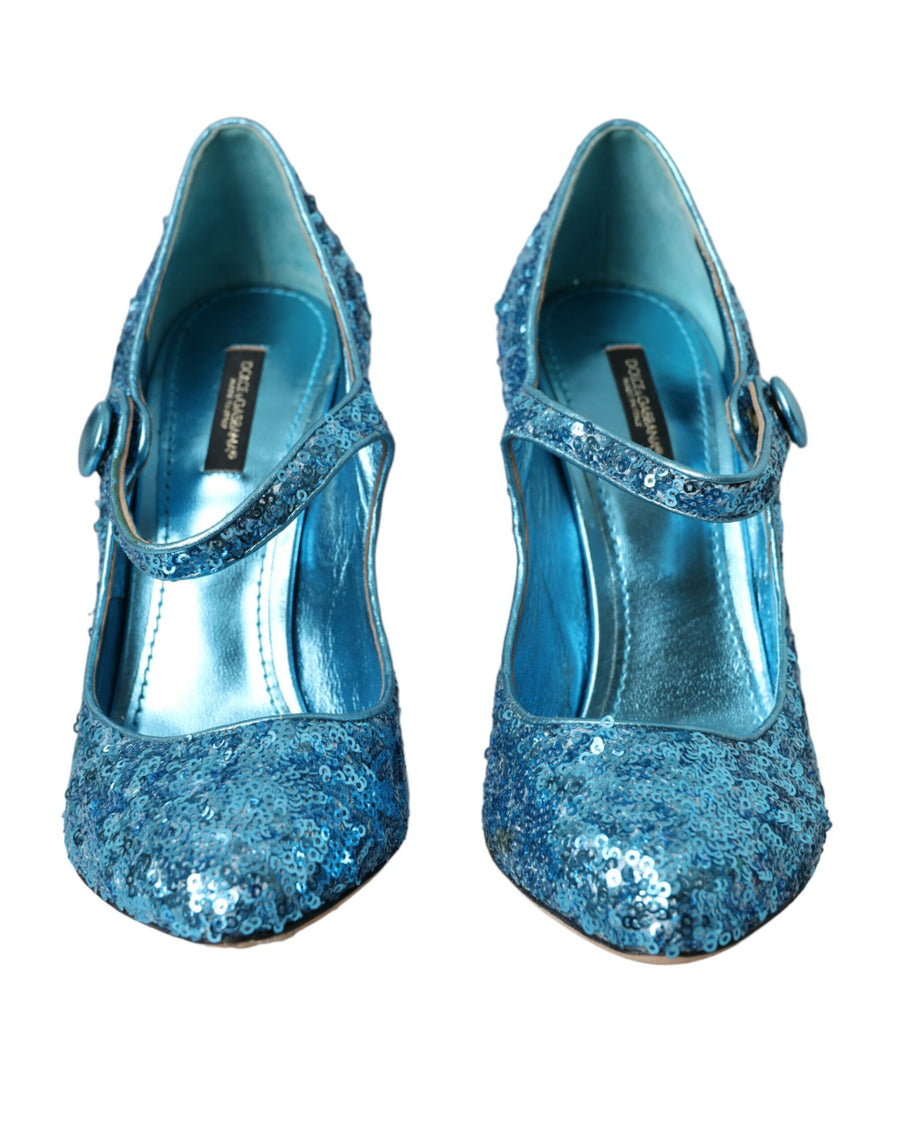 Dolce & Gabbana Polyester pump in blue