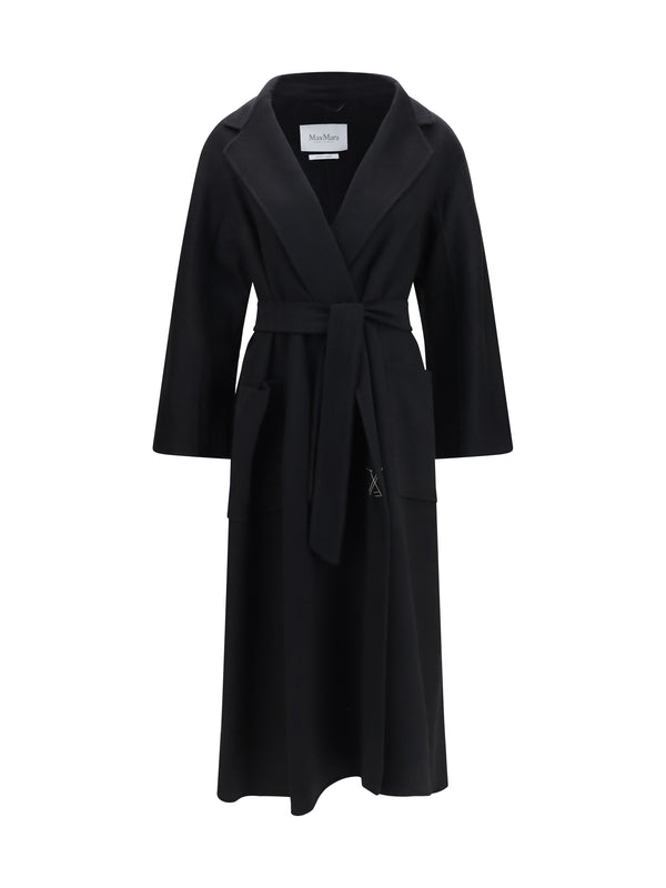 Max Mara 100% Cashmere coat in black