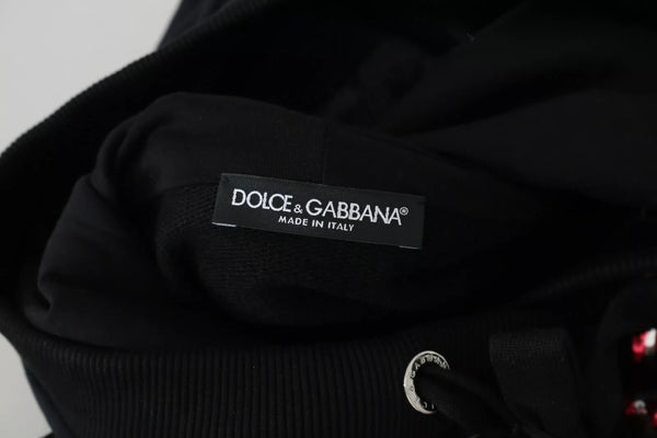 Dolce & Gabbana 100% Cotton hoodie in black