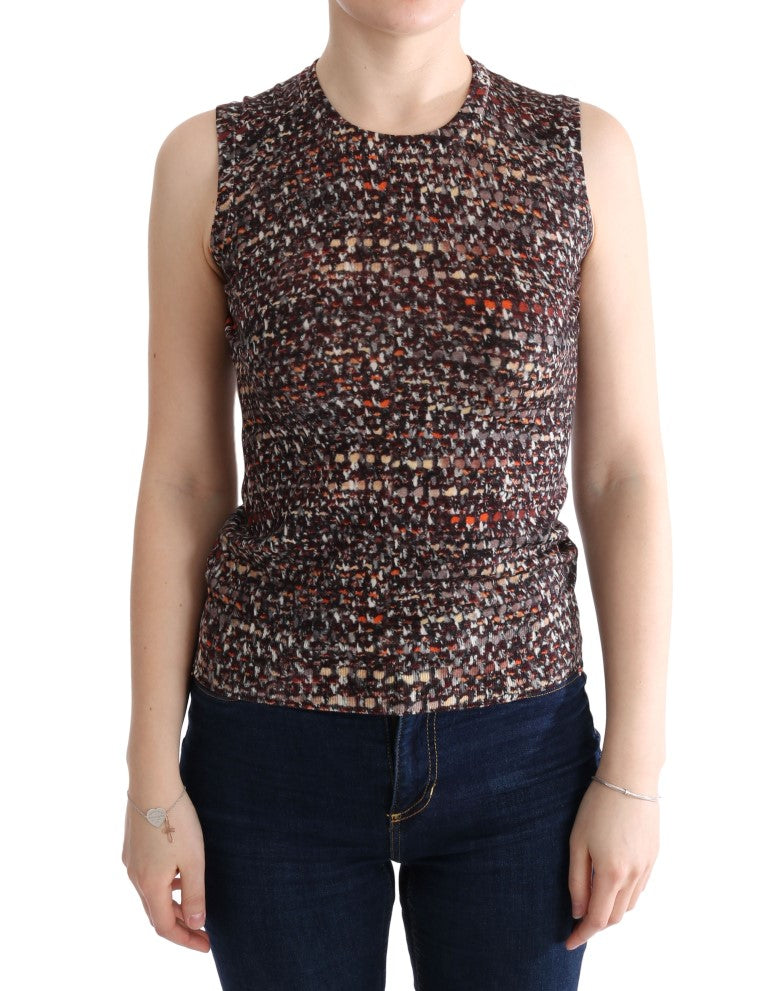 Dolce & Gabbana 100% Virgin Wool tank top in multicolor
