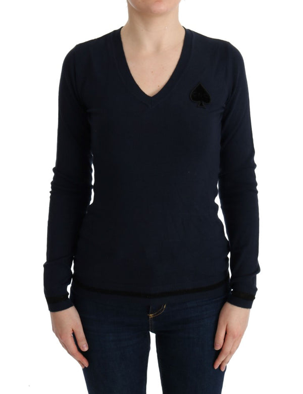 Costume National 95% Viscose sweater in blue