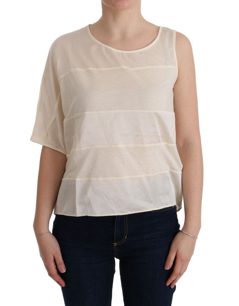 Costume National 100% Modal blouse in beige
