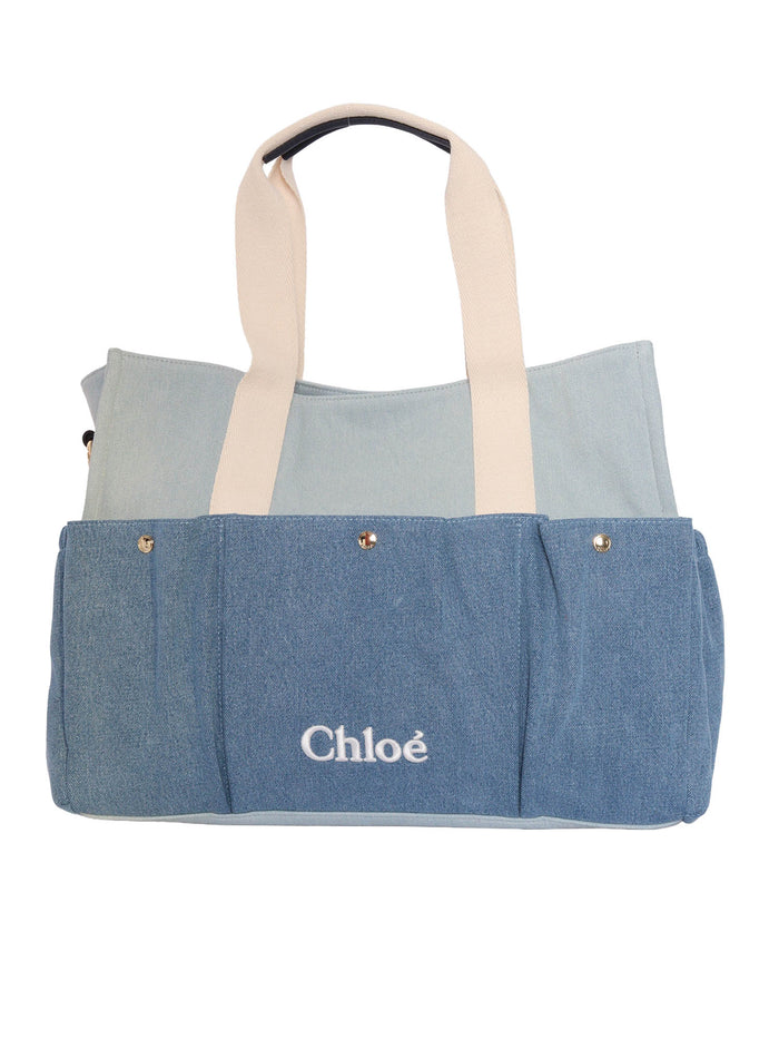 CHANGING BAG Blue Shoulder