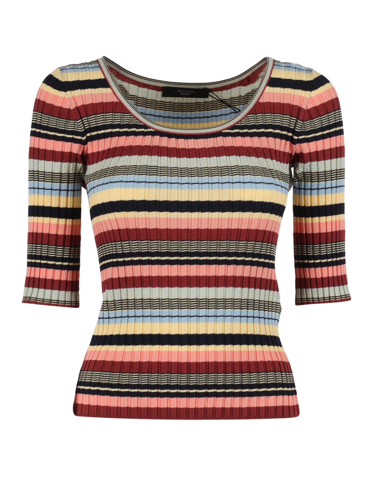 SWEATER Multicolor Viscose Polyamide Crewneck