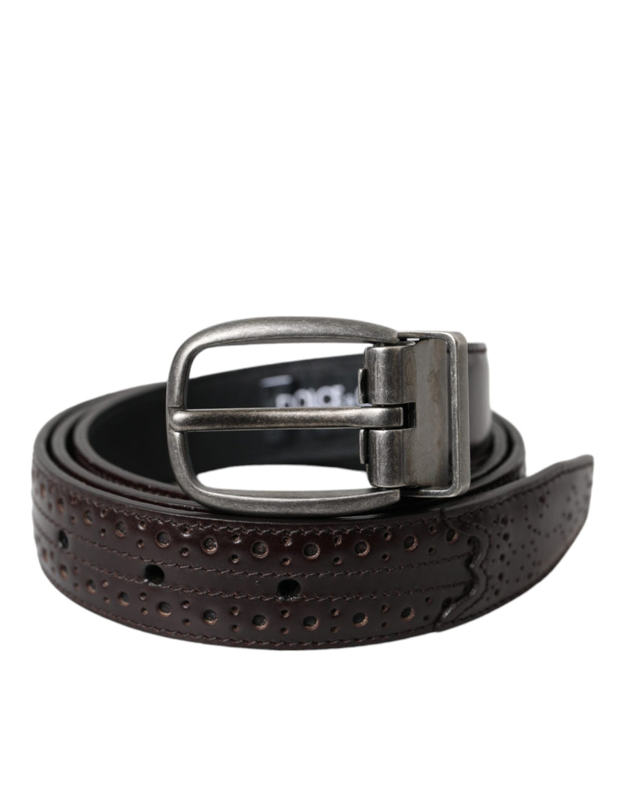 Dolce & Gabbana 100% Leather belt in brown