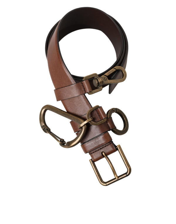 Dolce & Gabbana 100% Leather belt in brown