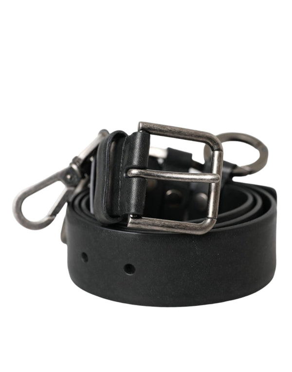 Dolce & Gabbana 100% Leather belt in black