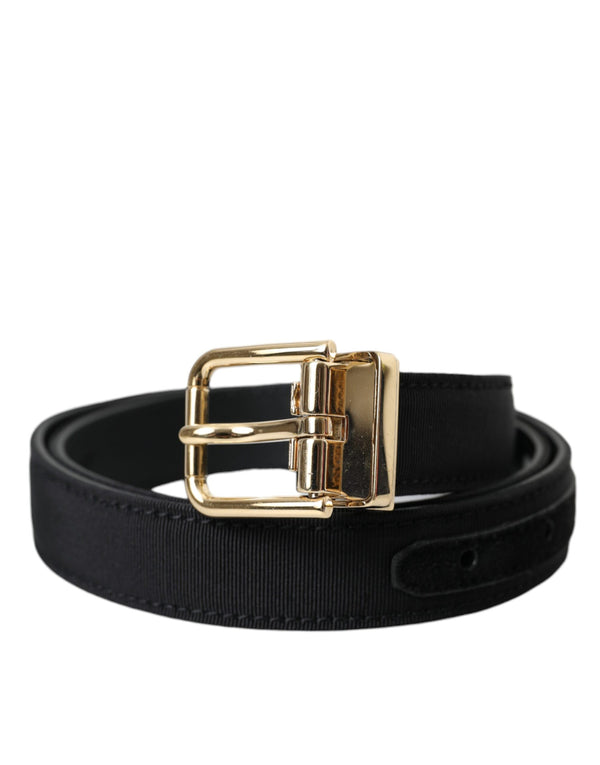 Dolce & Gabbana 100% Leather belt in black