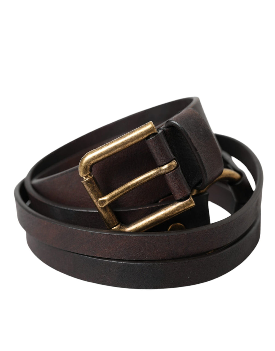Dolce & Gabbana 100% Calf Leather belt in brown