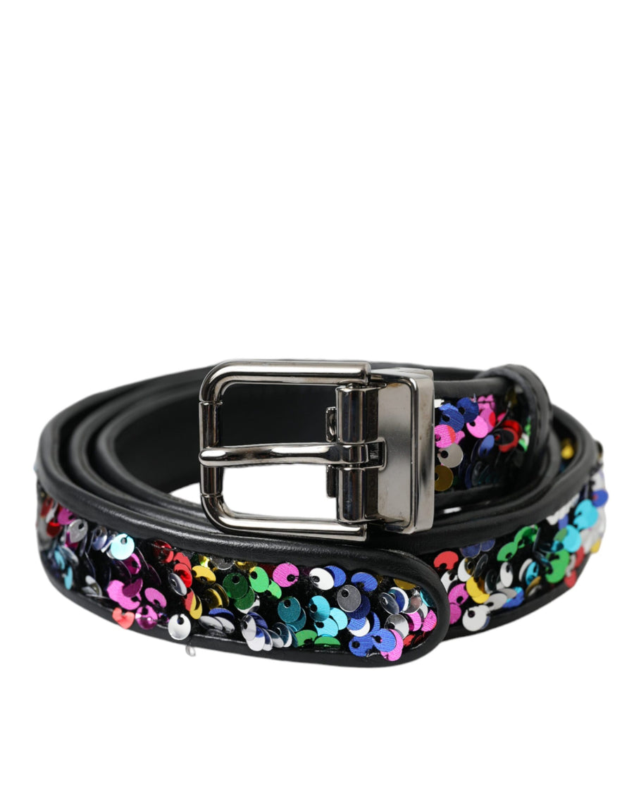 Dolce & Gabbana Polyester 94% belt in black