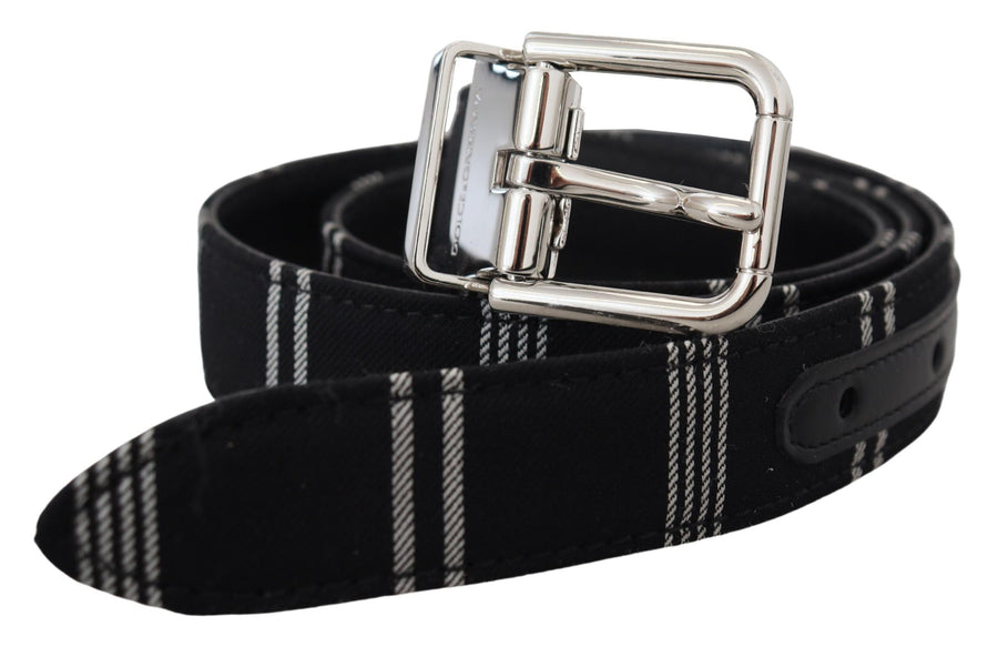 Dolce & Gabbana Cotton belt in black
