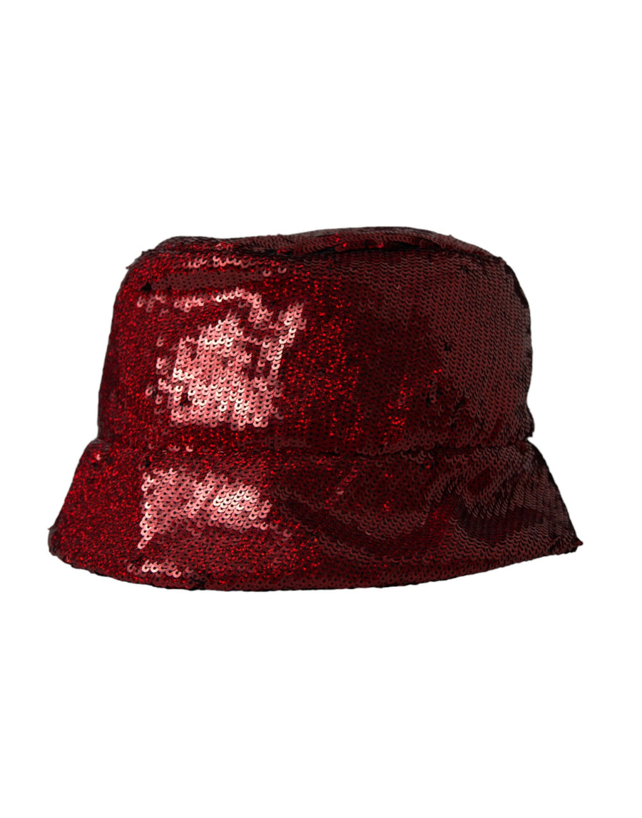 Dolce & Gabbana HAT9531 100% Nylon; Lining 92% Silk 8% Elastane bucket hat in red