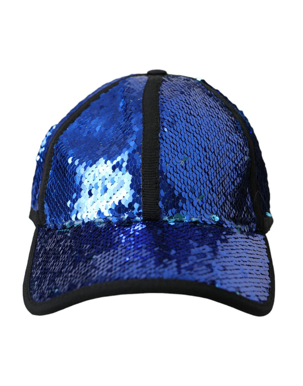 Dolce & Gabbana HAT9534 90% Polyester 10% Elastane baseball cap in blue