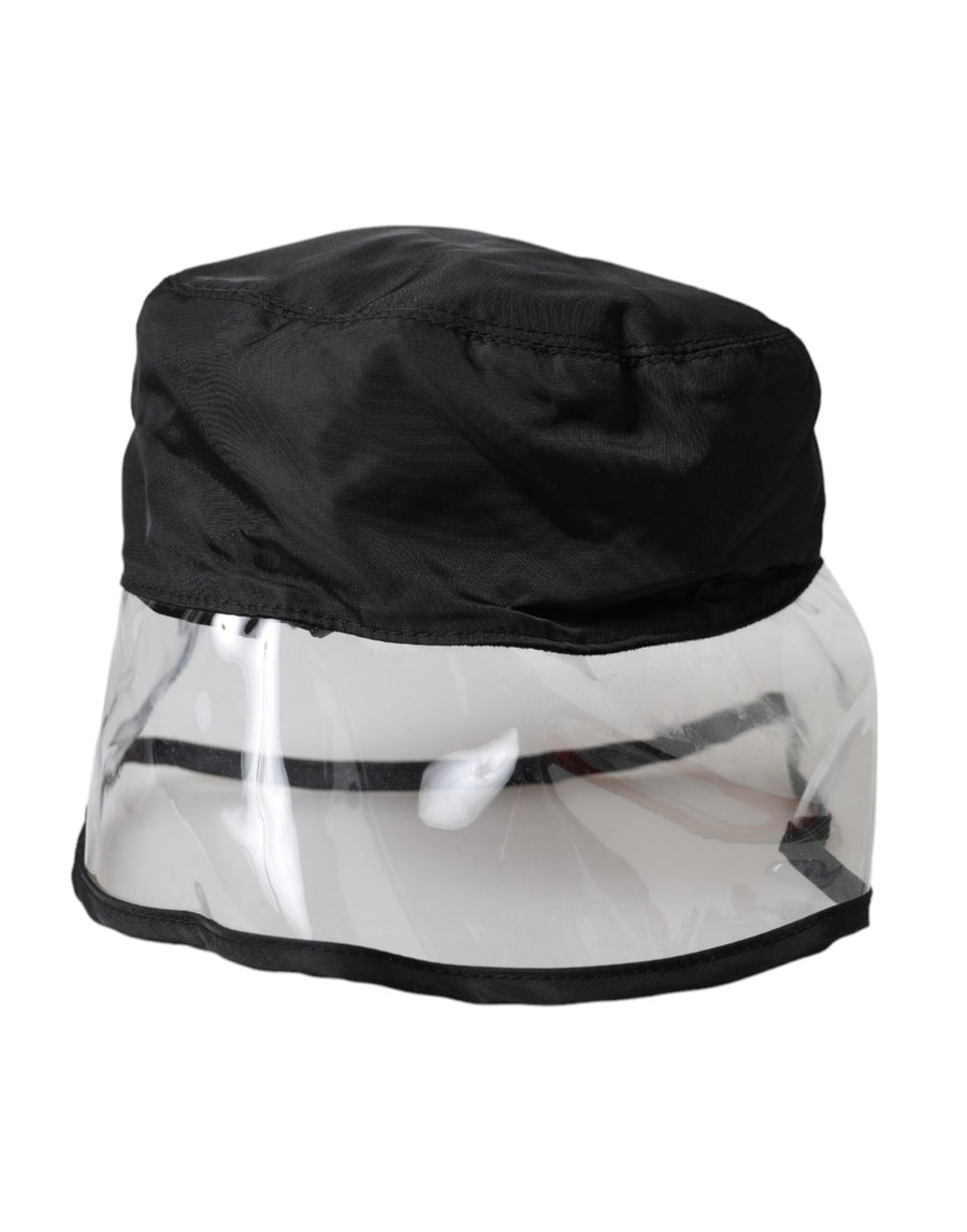Dolce & Gabbana HAT9542 100% Polyester (exterior); 100% Viscose (lining) bucket hat in black