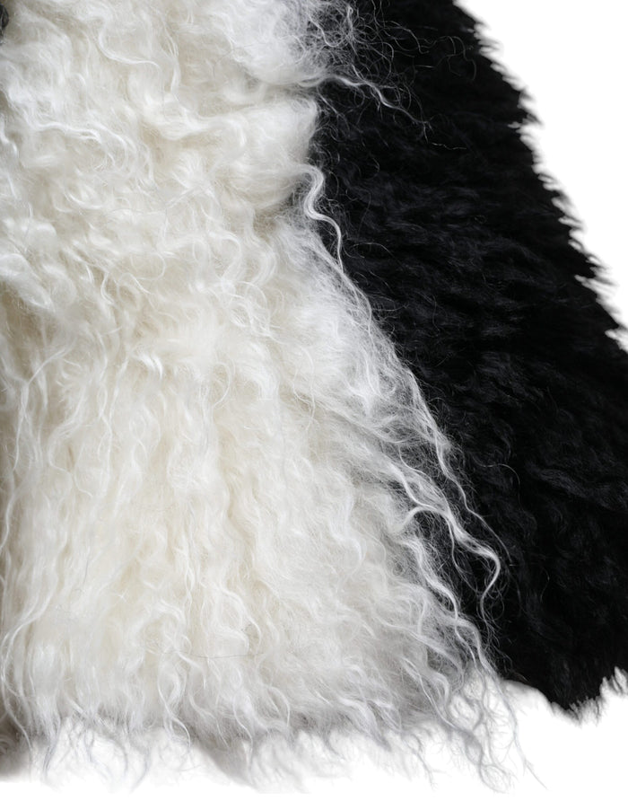 Dolce & Gabbana HAT9559 80% Mohair bucket hat in black — view 2