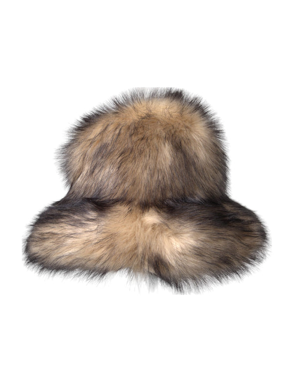 Dolce & Gabbana HAT9577 85% Modacrylic 15% Polyester; Lining: 59% Polyester 41% Silk fedora in brown