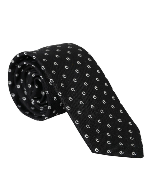 Dolce & Gabbana 60% Cotton necktie in black