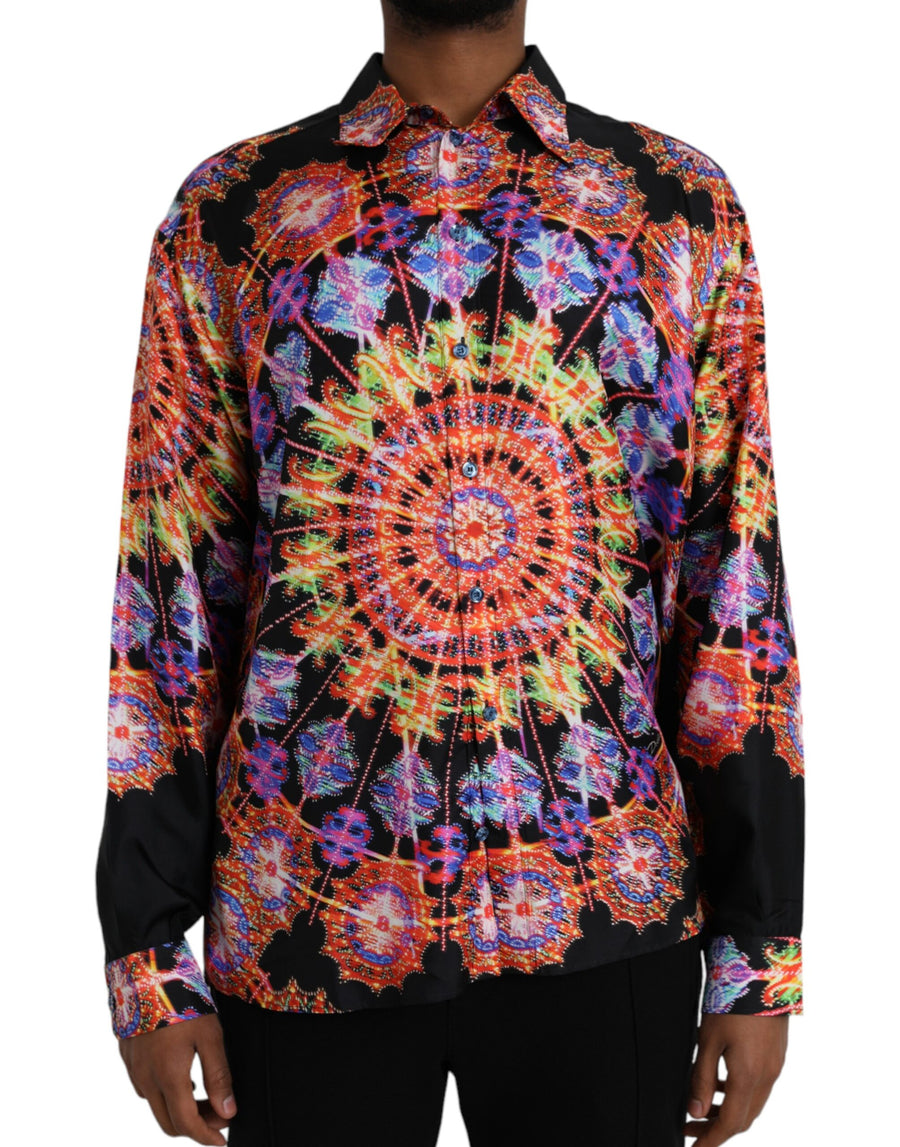 Dolce & Gabbana 100% Silk shirt in multicolor