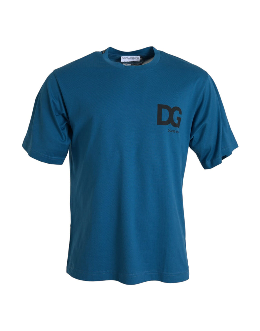 Dolce & Gabbana 100% Cotton t-shirt in blue