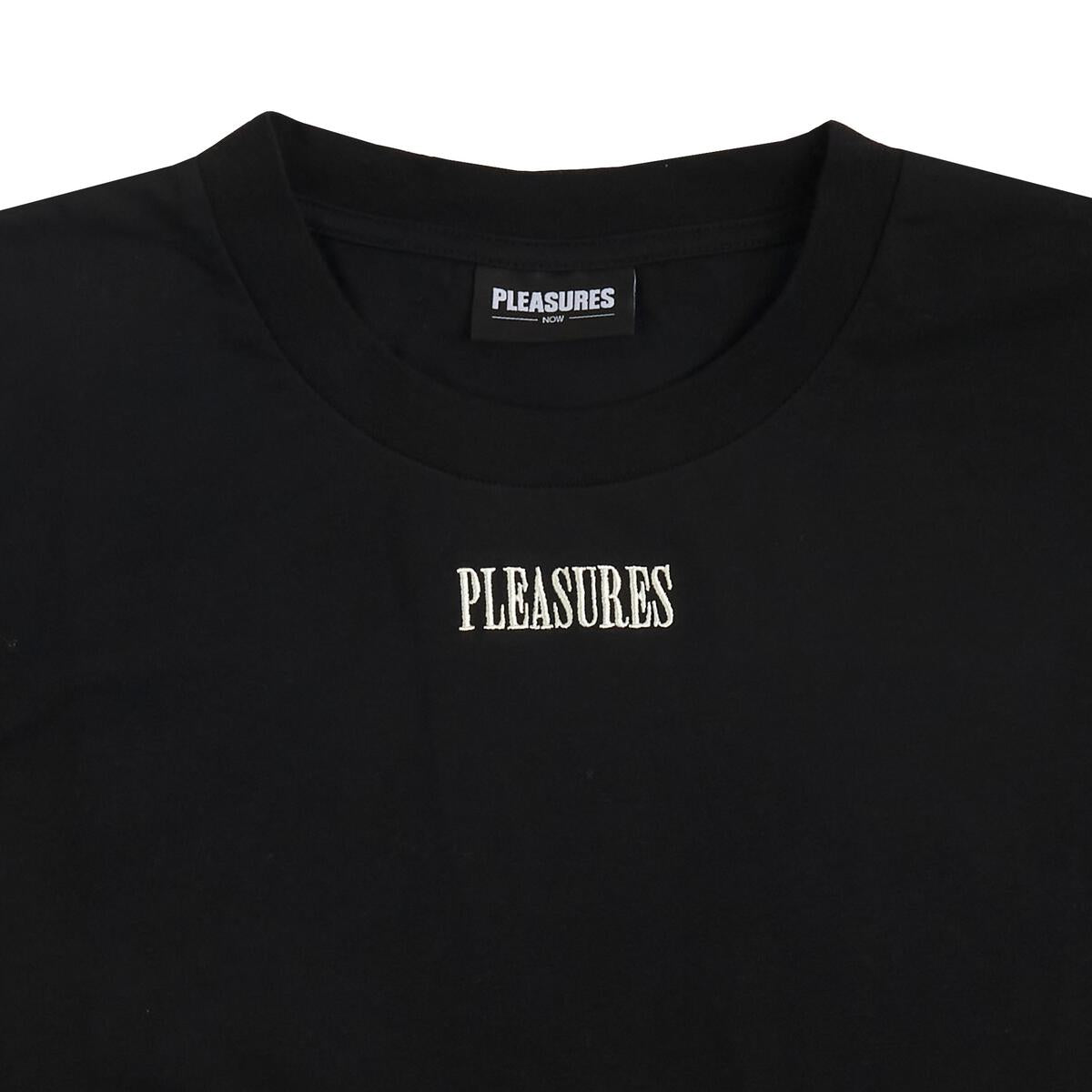 Tainted Contrast Black Cotton Tshirt